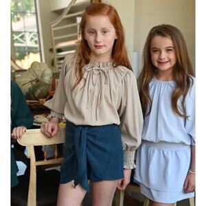 Pleat. Blair Blouse Taupe‎ size 14